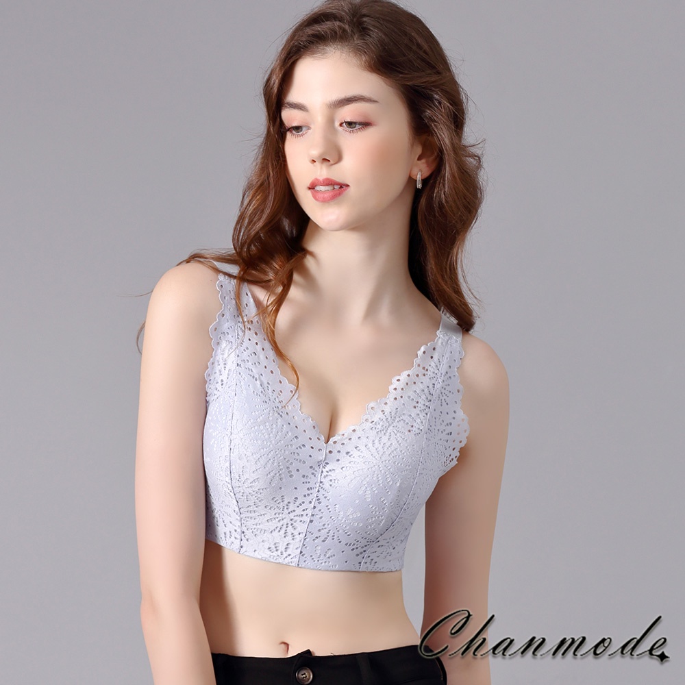 AA141091燒花蕾絲縲縈五指杯內衣1091