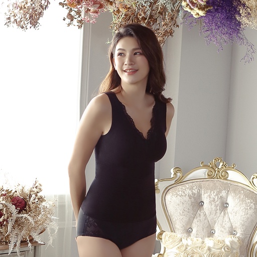 [9110] 德絨蠶絲保暖背心9110